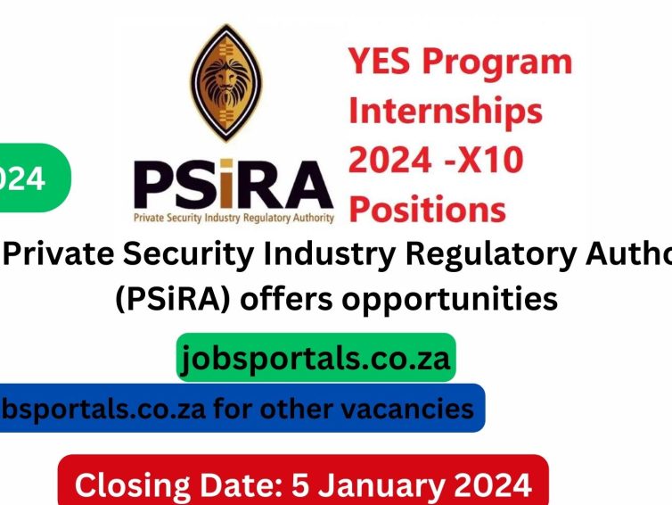 PSiRA: YES Internships 2024