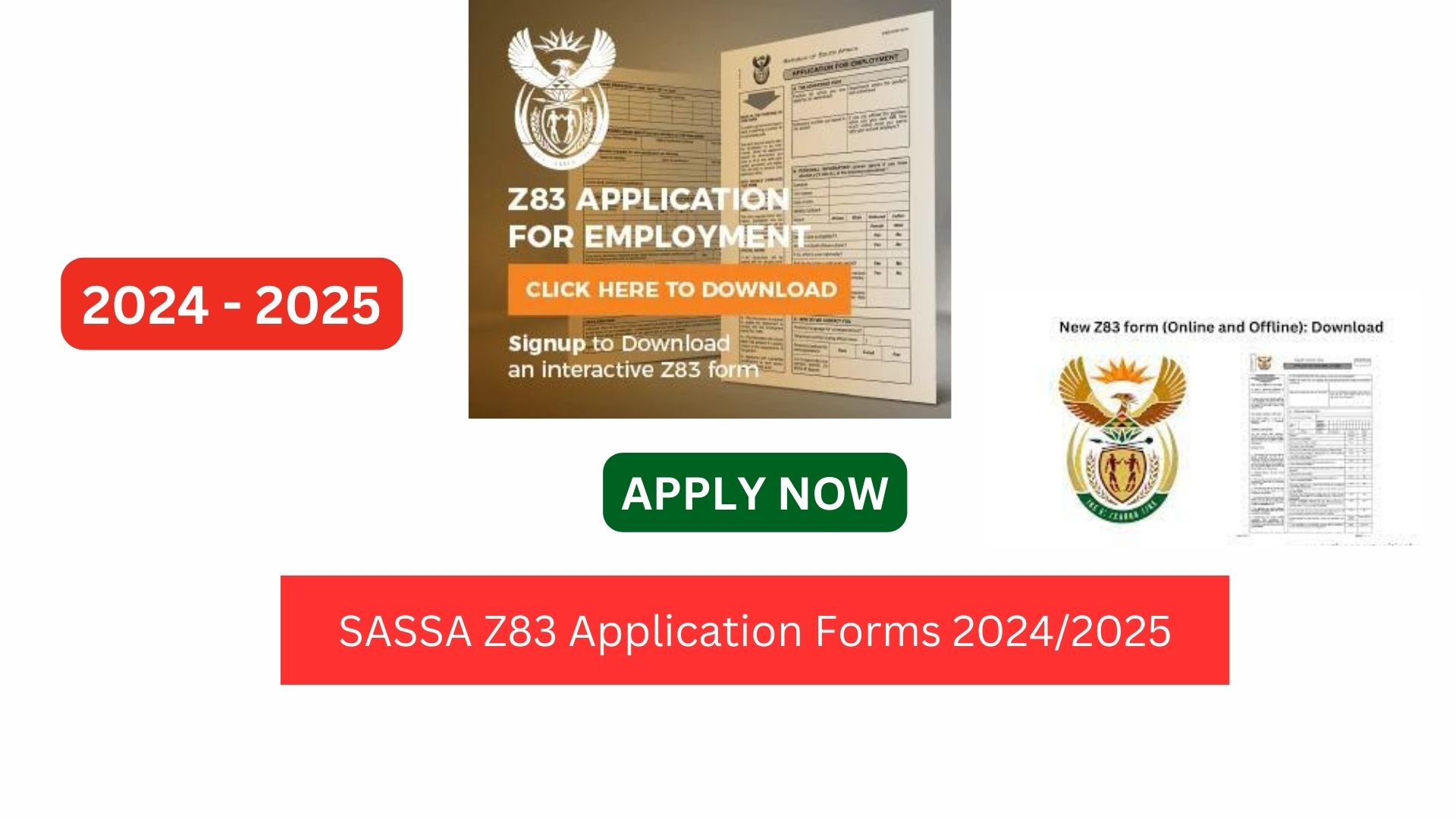 SASSA Z83 Application Forms 2024/2025 Jobsportals