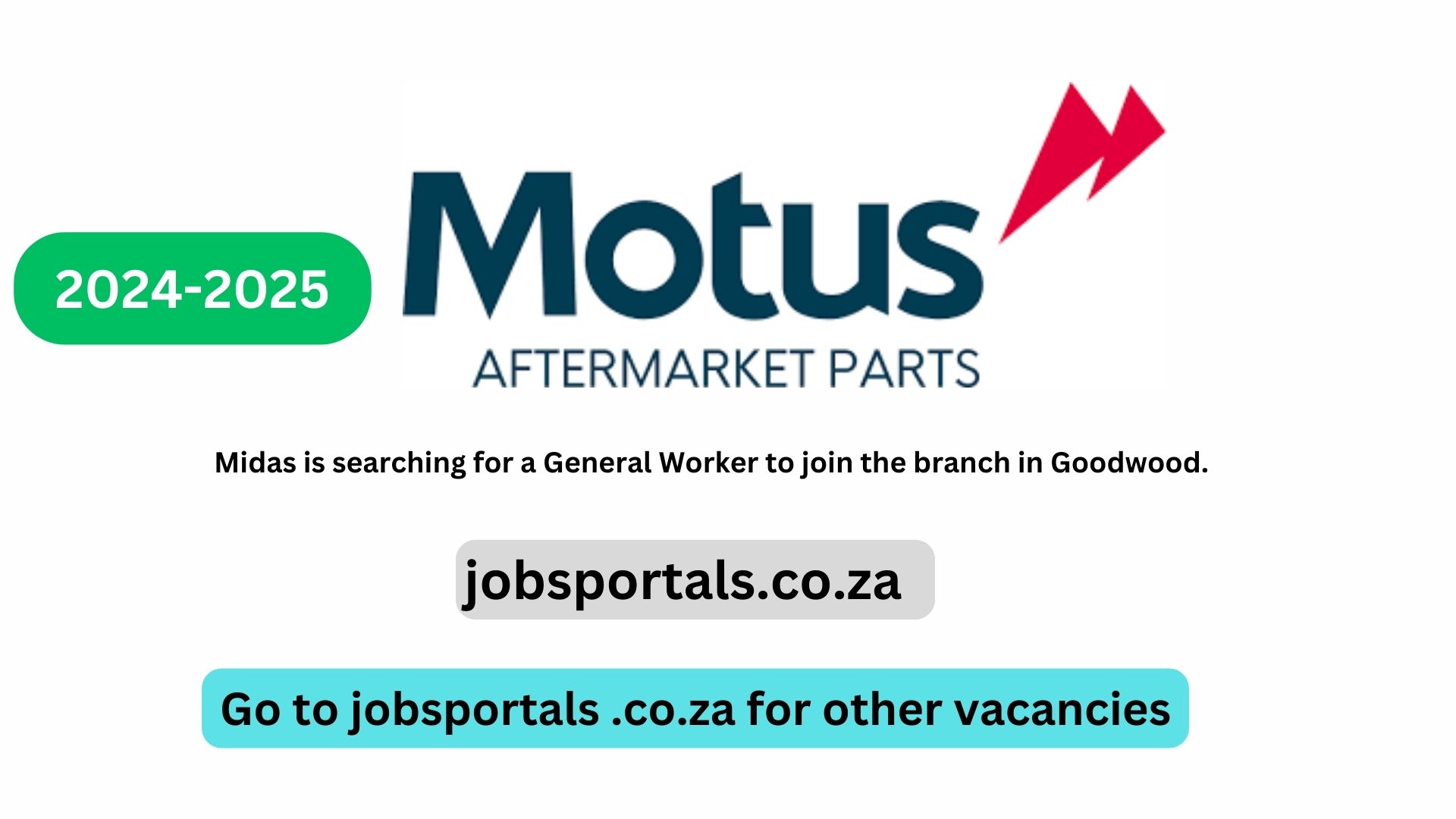 GENERAL WORKERS MOTUS PARTS - Jobsportals