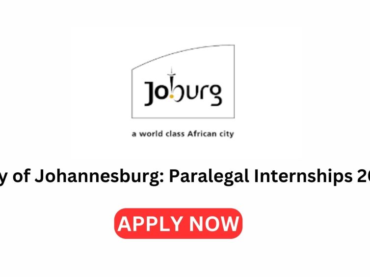 City of Johannesburg: Paralegal Internships 2024