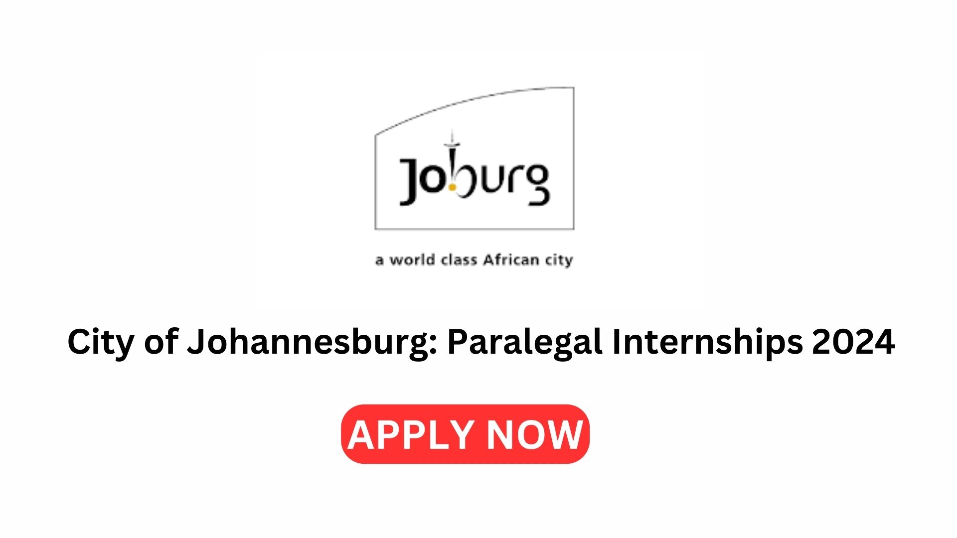 City of Johannesburg Paralegal Internships 2024 Jobsportals