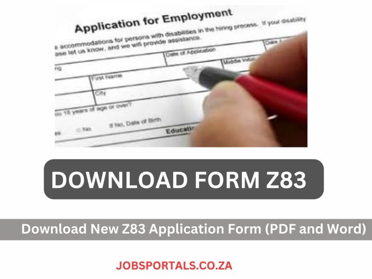 Download New Z83 Application Form (PDF and Word)