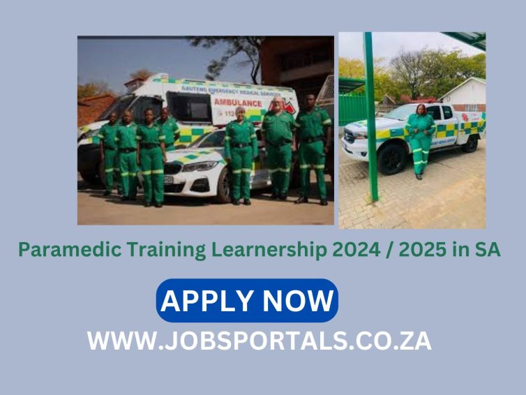 Paramedic Training Learnership 2024 / 2025 in SA